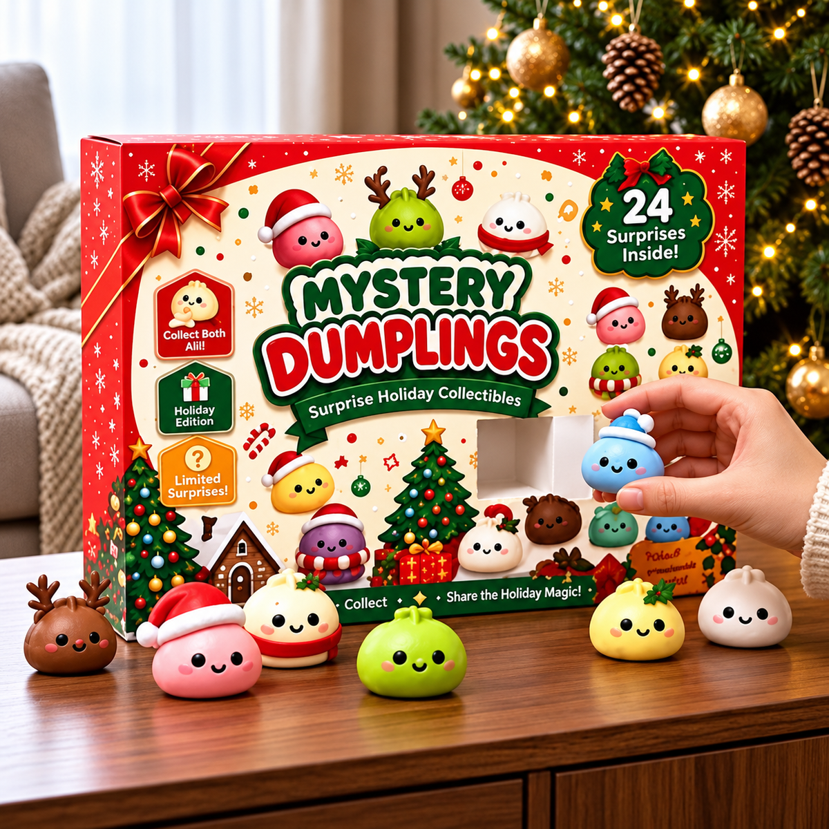 Mystery Dumplings Squishy Advent Calendar - 2026 Edition