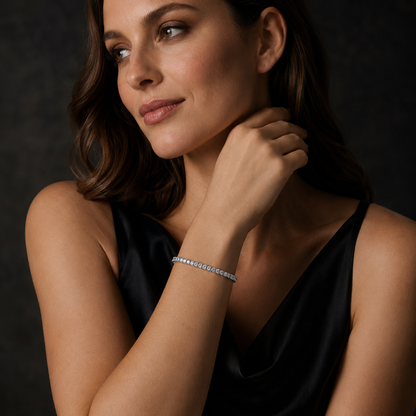 Classic Crystal Tennis Bracelet