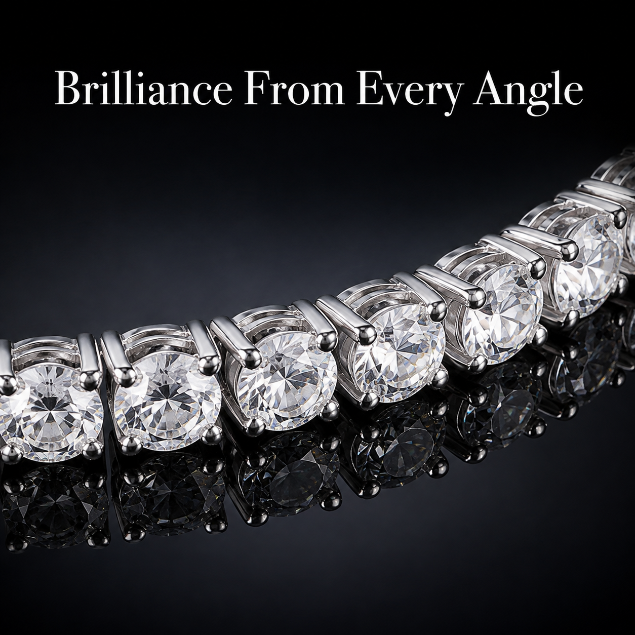 Classic Crystal Tennis Bracelet
