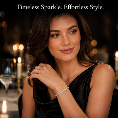 Classic Crystal Tennis Bracelet