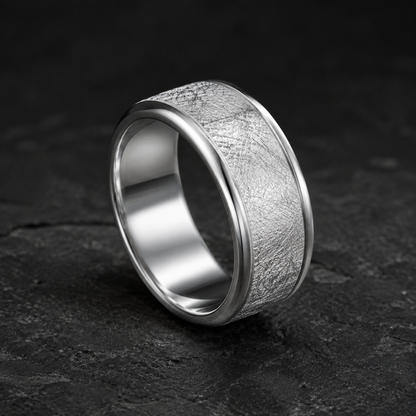 Frosted Texture Band Ring