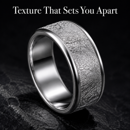 Frosted Texture Band Ring