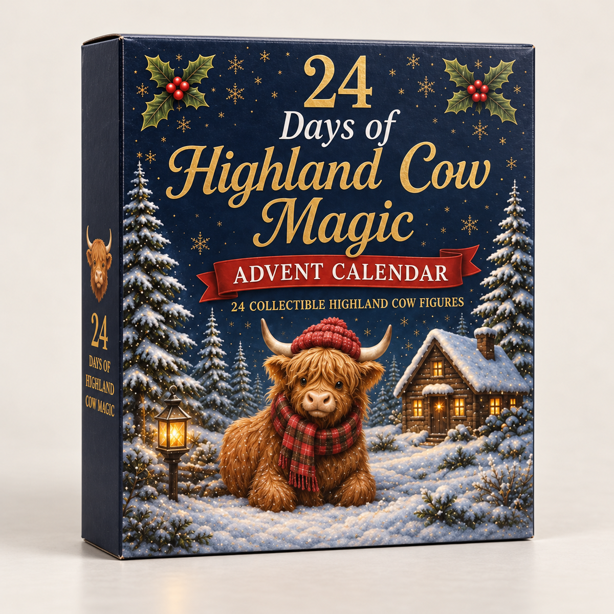 24 Days of Highland Cow Advent Calendar